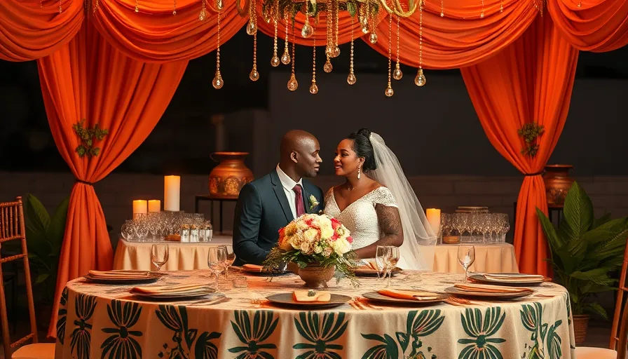  wedding ceremony with floral decorations